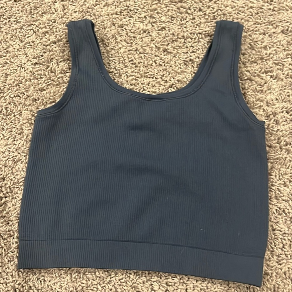 Athleta Girls ribbed tank top-Dark blue (Price is Negotiable)